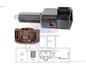 Contacteur de stop Peugeot 107 1.0i